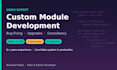 do odoo custom module development, bug fixing, upgrade and consultancy