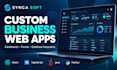 build a custom business web app with database integration