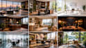 wallpaper design, virtual background, zoom, office, home