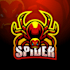 make awesome greatest spider logo design