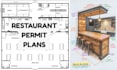 prepare restaurant permit plans with commercial kitchen mep drawings