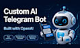 build a custom ai telegram bot with chatgpt openai integration