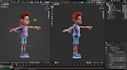 3d model rigging 3d character rig weight paint blendshape,facial rigging, iclone