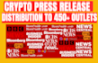 do crypto press release, PR distribution, submit PR yahoo finance nft promotion