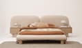 design bed frame and nightstand sets in 3d