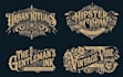 do custom lettering victorian style design