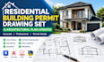 create residential building permit drawings and update architectural plans