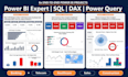 build power bi dashboard with sql dax for sales churn construction analytics