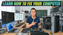 teach you computer hardware and software