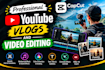 do professional vlogs editing