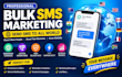 send bulk sms to all world with sid, custom sender name, sms marketing, bulk sms