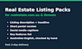 write an ai assisted real estate listing pack for rea and domain