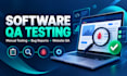 manually test your website or web app and report bugs