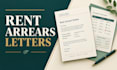 draft professional landlord rent arrears correspondence packages