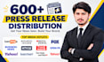 do press release writing, distribution, news article guest posting service