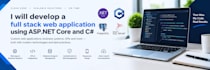 develop a full stack asp dotnet core web application