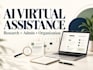 be your ai virtual assistant for admin tasks and online research
