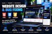 fix HTML CSS and javascript bugs and website issues