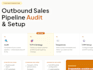 outbound sales pipeline audit and setup