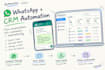 build whatsapp business API automation with CRM integration