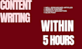 write engaging website content, social media content
