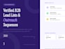 verified b2b lead list with outreach sequences