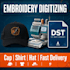 embroidery logo digitizing service