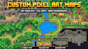 do top down pixel art tileset, game assets rpg maker, tile map, pixel tileset