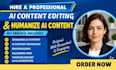 humanize ai content rewrite ai content proofead edit gpt text into human writing