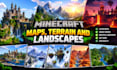 create custom minecraft maps, terrain and landscapes