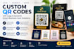 Design a custom qr code with a logo and a dynamic smart business qr ...