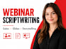 write a persuasive, high converting webinar script and sales presentation