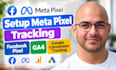 setup meta pixel tracking, facebook pixel, ga4, google conversion tracking
