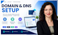 do domain name research, domain management, dns and email setup