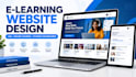 design an e learning website and online course platform