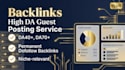 do tech guest posting with permanent backlink