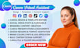 canva virtual assistant canva social media design manager canva templates design