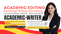 proofread academic writing, edit academic ai content, book editing and humanize