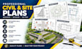 design retaining wall grading drainage and traffic control and construction plan