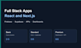 build a full stack react app with database login