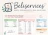 create a simple monthly budget spreadsheet