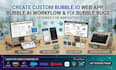 create custom bubble io web app bubble ai workflow and fix bubble bugs