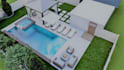 create a custom 3d garden design, front yard, backyard and landscape rendering
