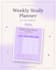 design a custom medical study planner in canva