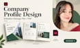 Design editable profile adobe indesign brochure design company profile ...
