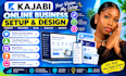 setup kajabi online courses setup, coaching program, blog setup, podcast setup