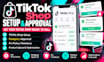 setup tiktok shop, approve categories, fix violations