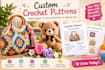 create custom crochet patterns with easy step by step instructions