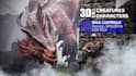 do 3d dragon model, dinosaur, mythical and prehistorical animals, creature model