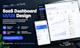 design a modern saas dashboard UI UX in figma